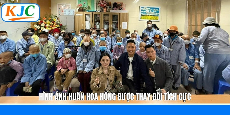 Hình ảnh Huấn Hoa Hồng được thay đổi tích cực